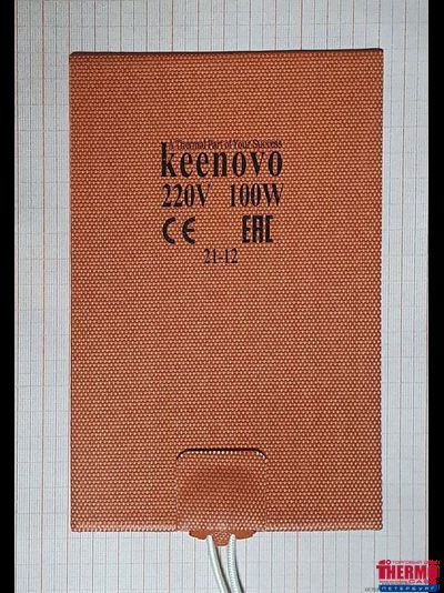 Гибкая нагревающая пластина 100 Вт 220 В (120х185) Keenovo (3М скотч, без термодатчика)