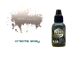 Pacific88: Краска акриловая Aero Easy Metal M-58 "Черное золото" (18 мл.)