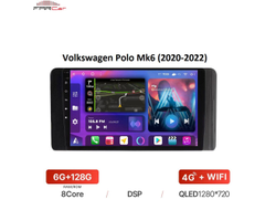 Штатная магнитола FarCar XL3017M для Volkswagen Polo Mk6 (2020-2022) на Android (6gb/128gb/DSP/WiFi/4G/GPS/BT)