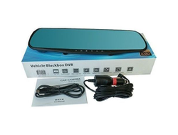 Авто-видеорегистратор зеркало CarLive CR502  4.3" с 2-мя камерами