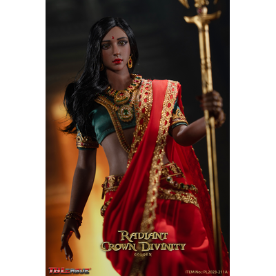 Индийская красавица в красном - Коллекционная ФИГУРКА 1/6 scale Radiant Crown Divinity Golden (PL2023-211A) - TBLeague