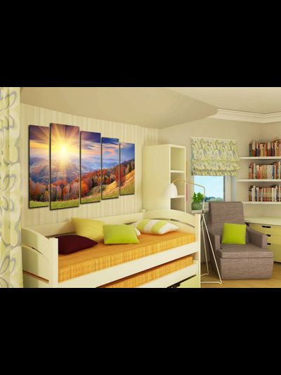 Модульная картина &quot;Просторы лесов&quot;