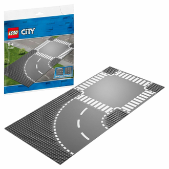 LEGO City Конструктор Поворот и перекресток, 60237