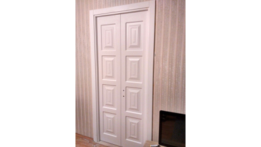 Двустворчатая дверь.
Цвет: Сатин Белый