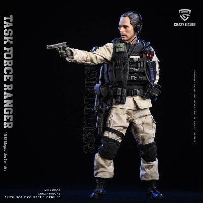 Командир отряда "Дельта" военного спецназа США - Коллекционная фигурка 1/12 scale US Delta Special Force - Leader  (LW002) - CrazyFigure
