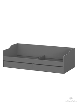 КР 2 кровать Графит серый