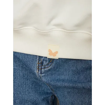 ЖЕНСКИЙ СВИТШОТ БЕЛЫЙ "ЦВЕТОЧНЫЕ КЕДЫ"