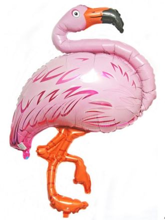 Фольгированный шар с гелием "Фламинго" 130 см