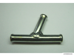 Трубка тройник 10х10х10мм металл угол 70 гр. (цена за 10 шт.)