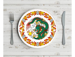 Тарелка год Дракона №9