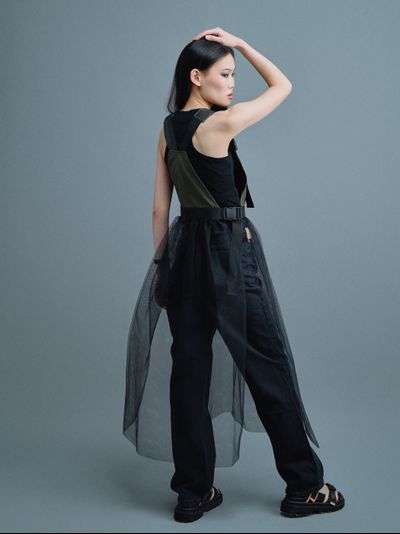 Юбка FatiTwo Хаки