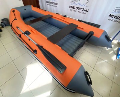 Моторная лодка REEF TRITON 360 НДНД вид сбоку сзади - MNELODKU.RU