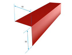 Уголок 50х50 мм, цветной