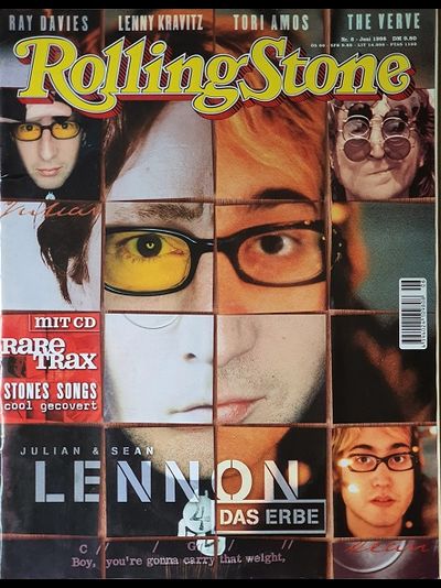 Rolling Stone Germany Magazine June 1998 Julia And Sean Lennon, Иностранные журналы, Intpress