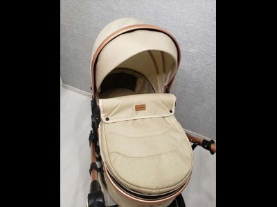 Детская коляска 3 в 1 Luxmom 530w Бежевый