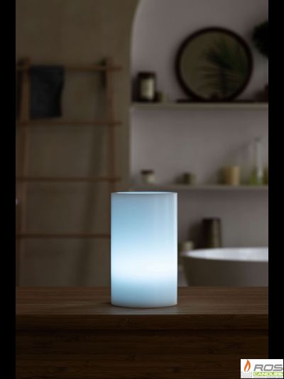 Гладкий парафиновый плафон для LED свечей - 9,2*15см