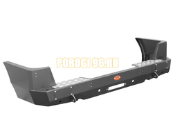 Задний силовой бампер серии Трофи на УАЗ Патриот 2005- (03.104.01)