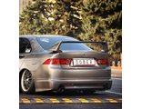 Накладка на задний бампер Mugen (Рестайл) \ Rear lip 06-08
