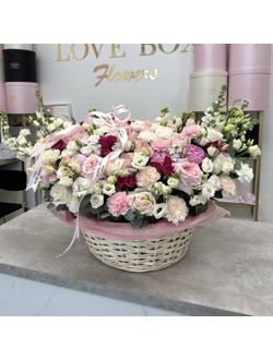 КОРЗИНА МИКС ЦВЕТОВ №20