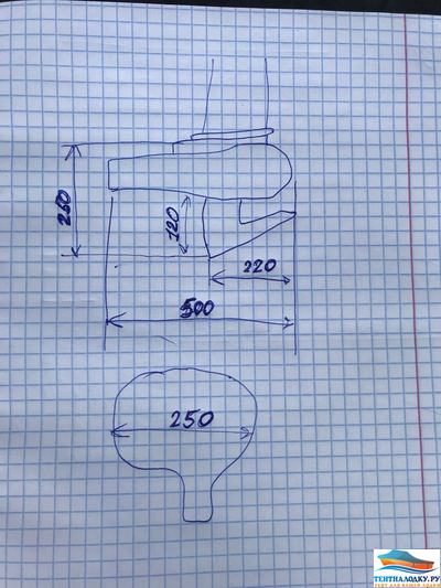 Тент на лодку Солар-420 МАКСИМА
