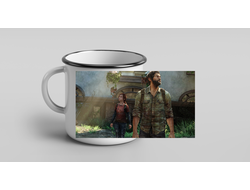 Кружка металлическая эмалированная  ОДНИ ИЗ НАС, THE LAST OF US  №3