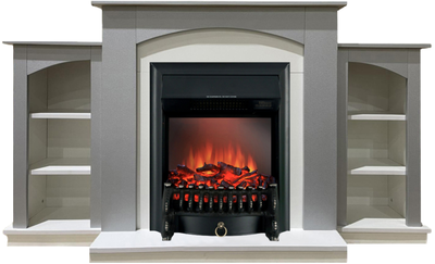 Электрокамин Скандинавия LUX AS-WT с очагом Fobos