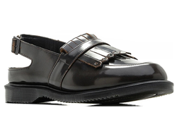 БОСОНОЖКИ DR.MARTENS ЧЁРНЫЕ/КОЖА