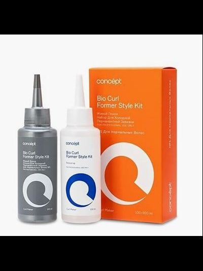 Concept Набор для холодной перманентной завивки для нормальных волос №1 Живой локон (bio curl), 100 мл+100 мл