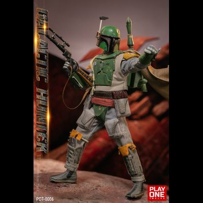 Боба Фетт (Звездные Войны, Star Wars: The Empire strikes back) - Коллекционная фигурка 1/12 SCALE Galactic Hunter (POT-0006) - Play One twelve