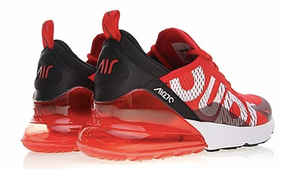 Nike Air Max 270 Supreme (красные с белым)