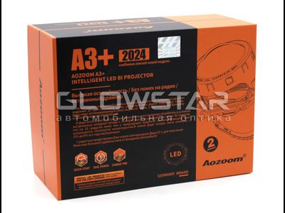 Билед модули Aozoom A3+ 2024 Original, 3.0 дюйма, 35w, 9-16v, крепление 3R, драйвер встроенный (комплект, 2шт)