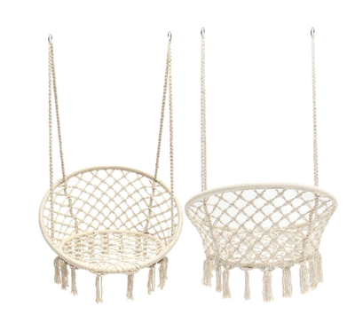 Подвесное плетёное круглое кресло (50см, 60см, 80см)