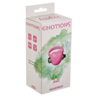 ЭРЕКЦИОННОЕ ВИБРОКОЛЕЧКО EMOTIONS HEARTBEAT PINK