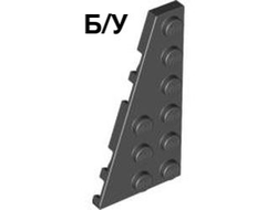 ! Б/У - Wedge, Plate 6 x 3 Left, Black (54384 / 4283047) - Б/У