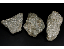 Кварц-слюдяной сланец в ассортименте, Россия, Северный Кавказ, КЧР, река Малый Блыб (70-90 мм, 150-180 г) №29791