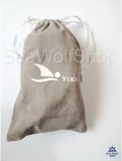 Маска для дайвинга Yoogan#3, черно-серебро