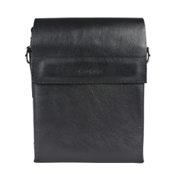 Кожаная мужская сумка Feruda black (арт. 5050-01)