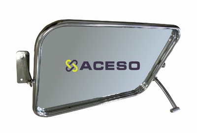 Зеркало поворотное для инвалидов антивандальное с ручкой 600*400 мм