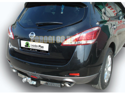 Фаркоп с нержавеющей пластиной Лидер-Плюс для Nissan Murano 2010-2016