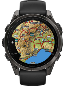 Часы Garmin Fenix 8 - 47mm Sapphire Titan DLC 010-02904-21
