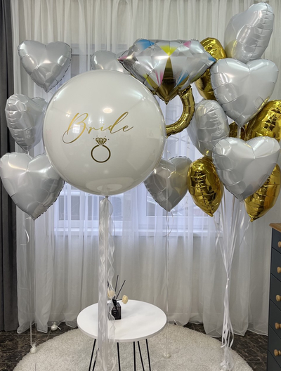 Набор шаров Белый блеск