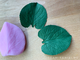 Молд «Лист фиалки лесной, садовой #6» (ELF_decor)
