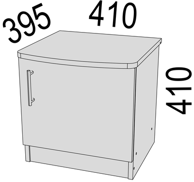Тумба прикроватная Ирина-2