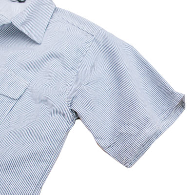 Рубашка Prison Blues® HICKORY WORK SHIRT [Молния/Короткий рукав]