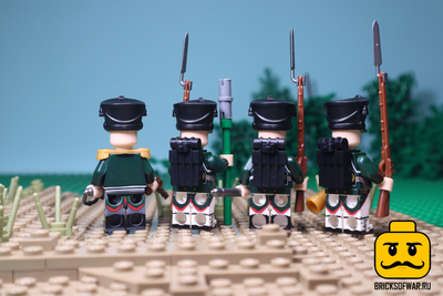 4 артиллериста русской армии, наполеоновские войны 1812