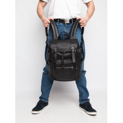 Кожаный рюкзак Volturno NEW Premium black (арт. 3004-61)