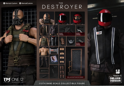 Бэйн, делюкс версия (Том Харди, "Темный Рыцарь: Возрождение Легенды") - Коллекционная фигурка 1/12 SCALE  Destroyer Deluxe Edition (RM001C) - Remad Custom