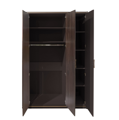 ШКАФ 3-Х ДВЕРНЫЙ ВЕНЕЦИЯ ПЛАТЯНОЙ АРТ Т-153 МОККАЧИНО/ОРЕХ (L145*P61,8*H223) TIMBER