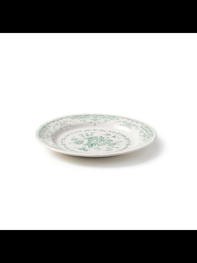 Тарелка мелкая 26 см, цвет декора шалфей