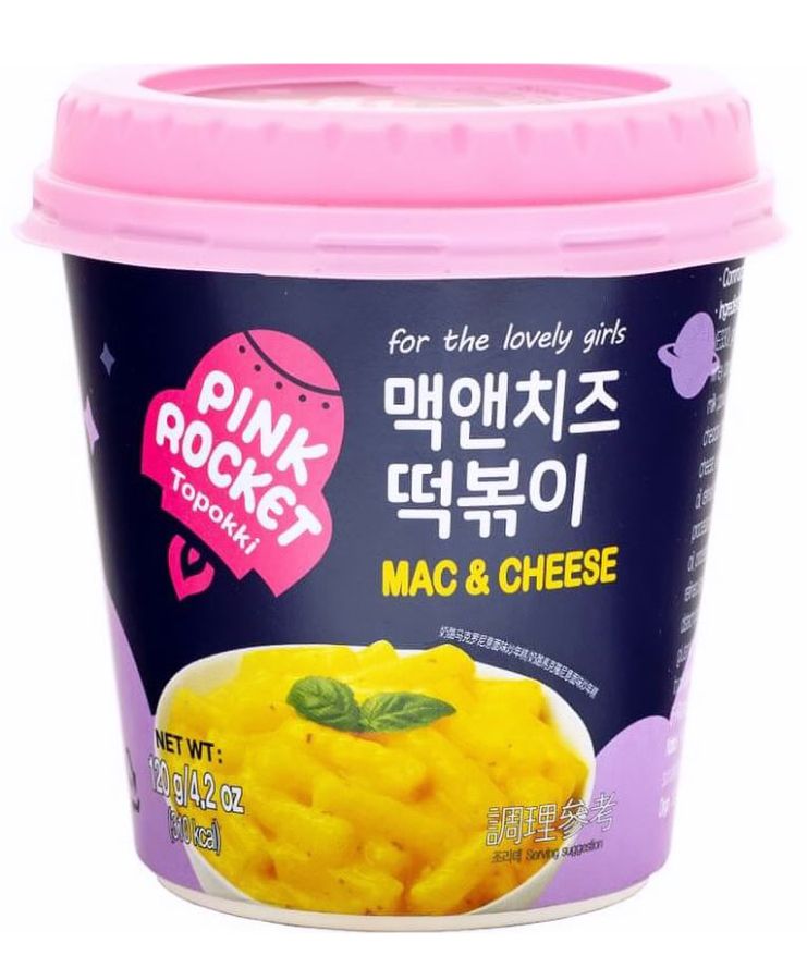 ТОКПОККИ PINK ROCKET с соусом MAC&CHEESE (Корея)